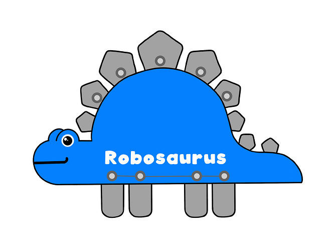 Robosaurus Gary Large cut out